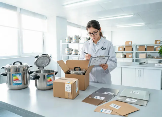 Sustainable appliance packaging and testing